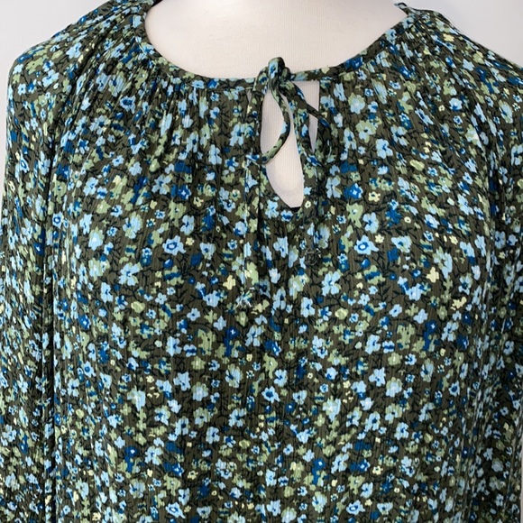 Sonoma women’s Green Floral Maxi Dress Size 3X NWT $72 - Picture 3 of 10